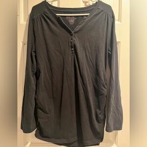 Great Expectations long sleeve Maternity top women’s large